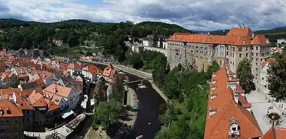 Panorama de Český Krumlov
